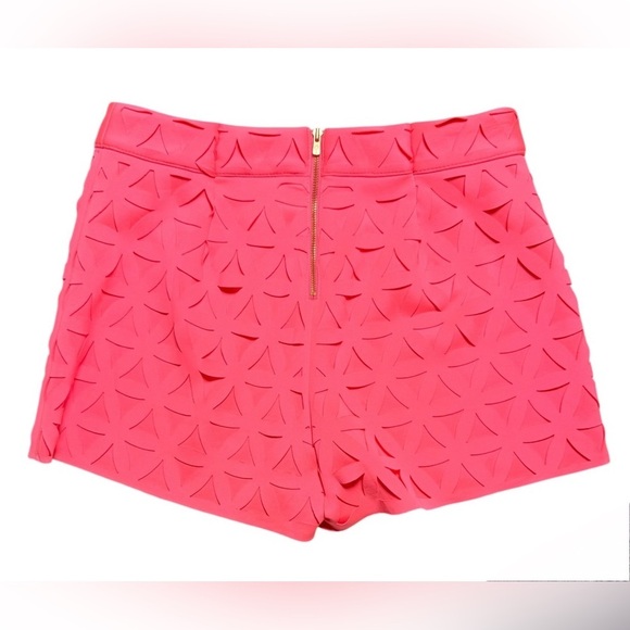 Lilly Pulitzer Pink Coral Laser Cut Sample Shorts NWT Size 4 One of a Kind - Picture 5 of 6